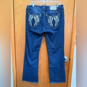 Miss Me Women's Mid Rise Easy Boot Jeans - Size 34